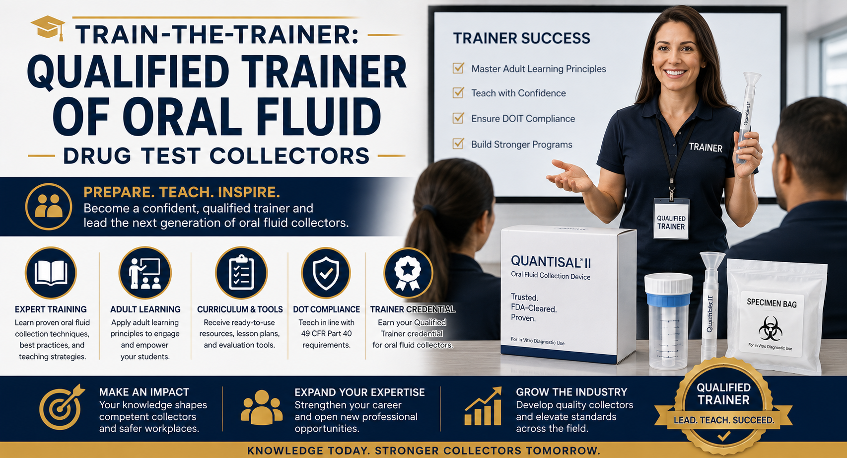 Train-the-Trainer: Qualified Trainer of Oral Fluid Drug Test Collectors Certification