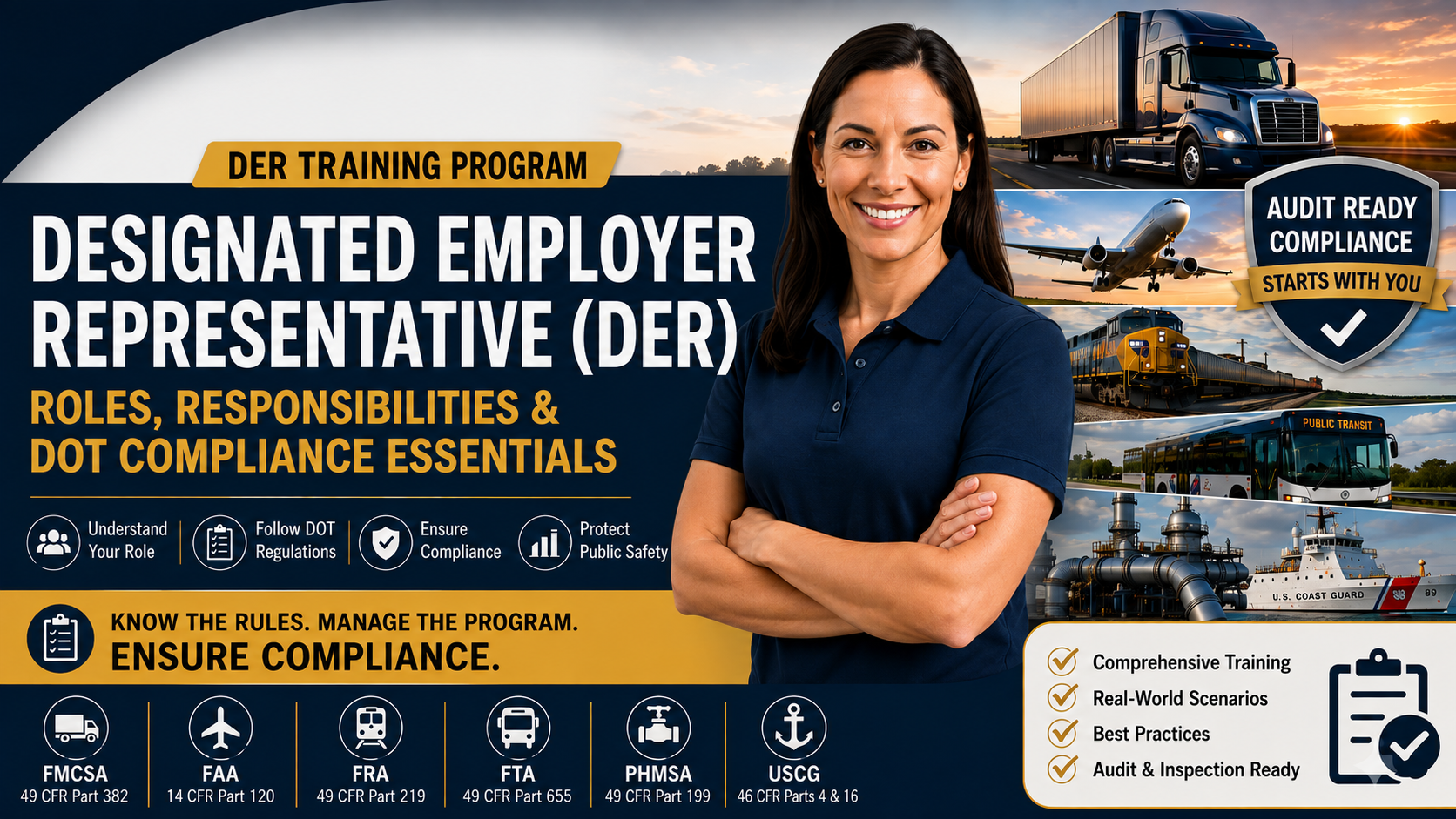 Certified Designated Employer Representative (C-DER) Training – DOT Qualified