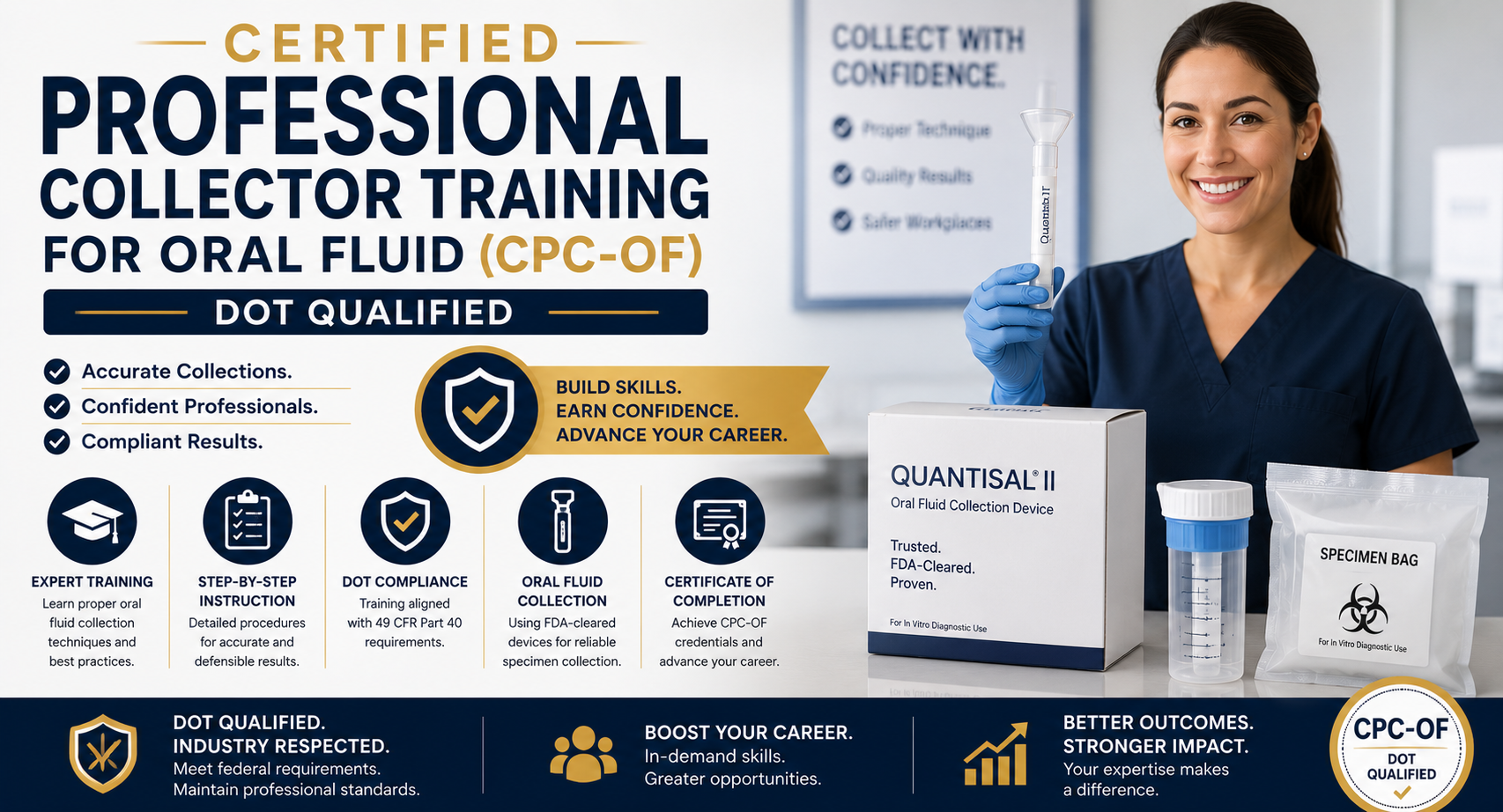 Certified Professional Collector Training for Oral Fluid (CPC-OF) DOT Qualified